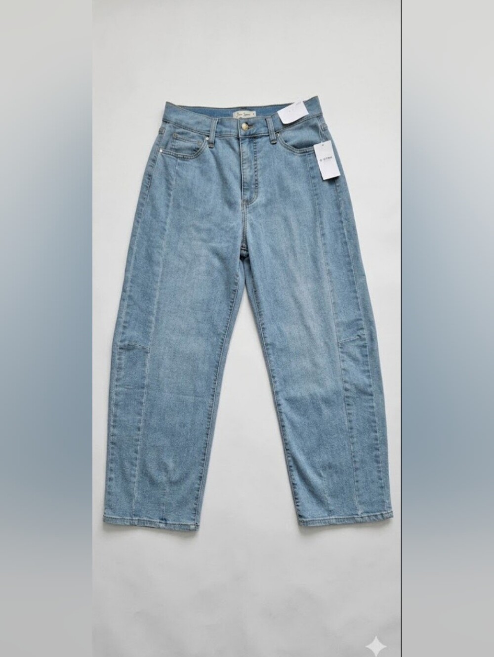 Jessica Simpson Myrtle Barrel Leg Jeans NWT Size 6 High Rise Denim